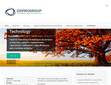 Tablet Screenshot of envirogrouptech.com